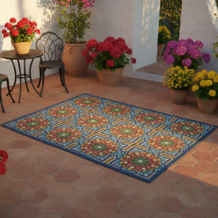 Mediterranean Colors   Outdoor Rug
