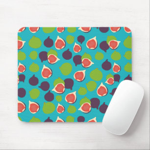 Mediterranean Fig Summer Fruit Pattern    Mouse Pad