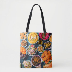 Mediterranean Food Arabic Arab Middle Eastern Tote Bag