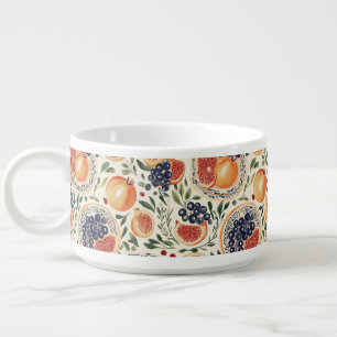 Mediterranean Fruit Pattern Chili Bowl