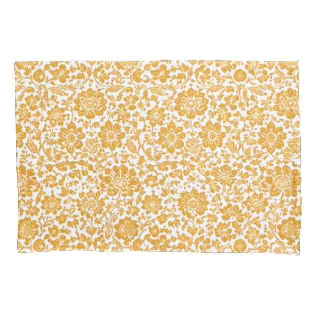 Mediterranean Gold Pillow Case (Front)