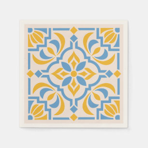 Mediterranean Golden Bloom Napkins