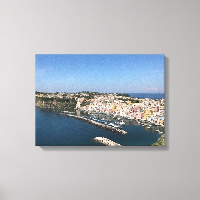Mediterranean Island in Italy Canvas Print (Front)