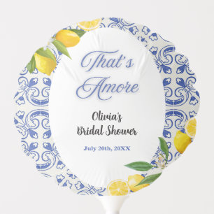 Mediterranean Italian That's Amore Bridal Shower   Balloon