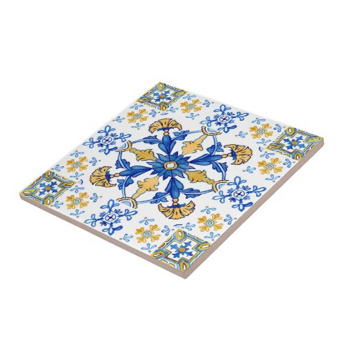 Mediterranean Italian tile design seamless