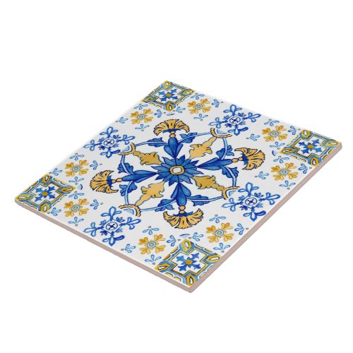 Mediterranean Italian tile design seamless