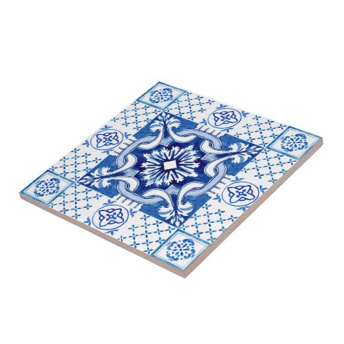 Mediterranean Italian tile design seamless