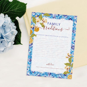 Mediterranean Lemon Amalfi Coast Baby Shower Invitation