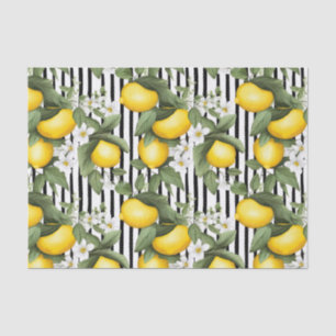 Mediterranean Lemon Botanical Tissue Paper