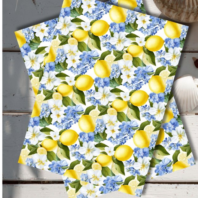 Mediterranean Lemon Botanical Tissue Paper (Creator Uploaded)