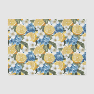 Mediterranean Lemon Botanical Tissue Paper