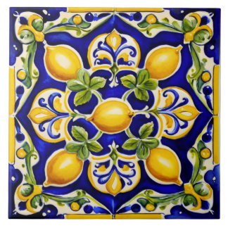 Mediterranean Lemon Ceramic Tile