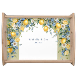 Mediterranean Lemon Citrus Arch Amalfi Wedding Serving Tray
