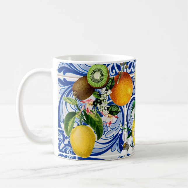 Mediterranean Lemon Coffee Mug (Left)