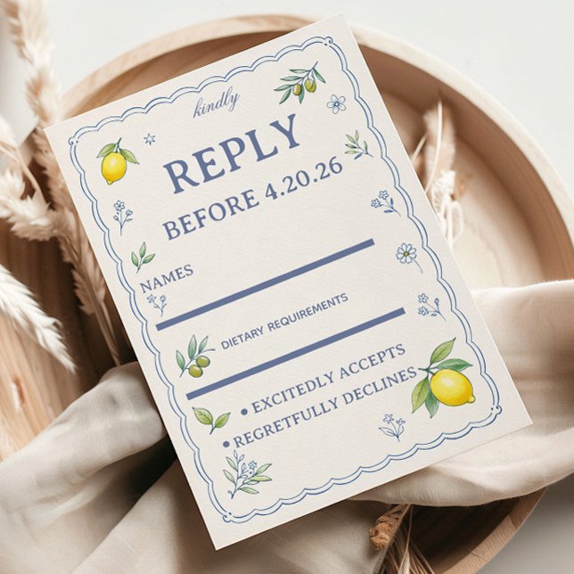 Mediterranean Lemon Floral Response Design (Creator Uploaded)