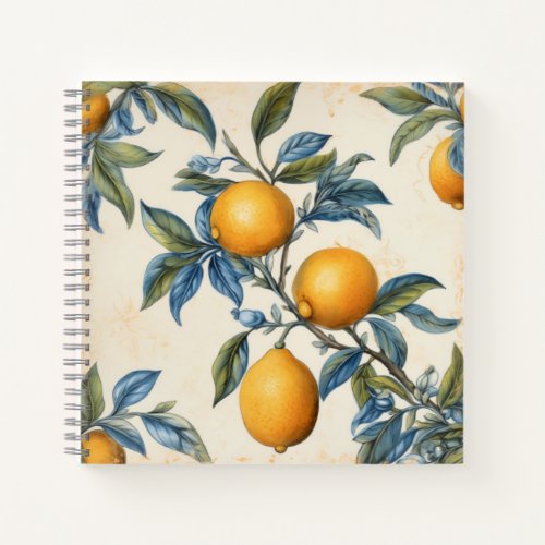 Mediterranean Lemon Grove Notebook