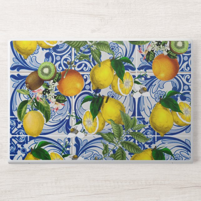 Mediterranean Lemon HP Laptop Skin (Front)