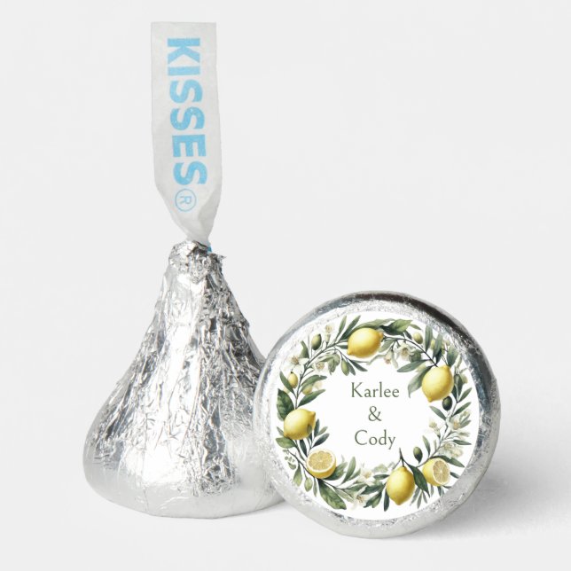 Mediterranean Lemon & Olive Hershey®'s Kisses® (Front)