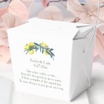 Mediterranean Lemon &amp; Olive Take Me Home Leftover  Favor Boxes