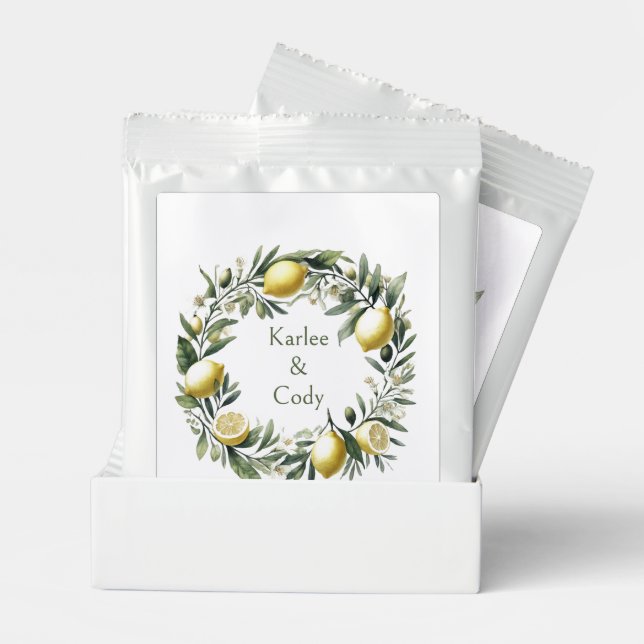 Mediterranean Lemon & Olive Wedding Drink Mix (Pair)