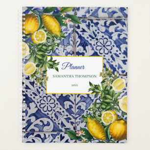 Mediterranean Lemon Summer Portuguese Appointment  Planner
