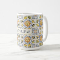 Mediterranean Lemon Tile Italian Coastal Design