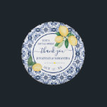 Mediterranean Lemons Bridal Shower Party Favor Candy Tin<br><div class="desc">Add wording to the design. For additional changes (font color,  font style,  remove or move elements,  change other wording),  click on personalize,  scroll down and click on the link "click to customize further". ** Please see the full collection for matching invitation,  bridal shower games,  tags,  and sign available**</div>