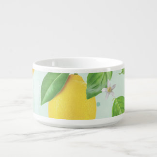 Mediterranean Lemons & Olives Kitchen Chili Bowl