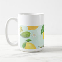 Mediterranean Lemons & Olives Kitchen Coffee Mug
