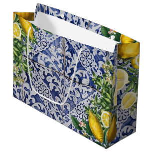 Unique Bargains Paper Gift Bag Pack Lemon Storage Bag for Party Favor  Yellow 4.8x3x9.1 inch