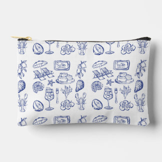 Mediterranean Life Outline Accessory Pouch