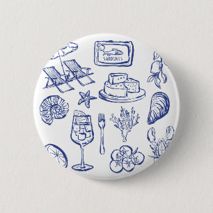  Mediterranean Life Outline Button