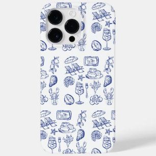 Mediterranean Life Outline Case-Mate iPhone 14 Pro Max Case