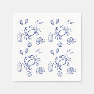 Mediterranean Life Outline Napkins