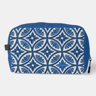 Mediterranean Lotus Tile Pattern - The White Lotus Dopp Kit