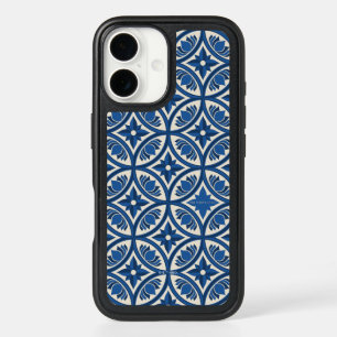 Mediterranean Lotus Tile Pattern - The White Lotus iPhone 16 Case