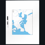 Mediterranean Map Whiteboard<br><div class="desc">This is a great resource for world history or western civilization teachers, when teaching about Greece, Rome, Egypt, Mesopotamia, or anywhere else in the Mediterranean Region. I recommend resizing the image to meet the borders of the whiteboard with no cropping. Zazzle will tell you that it may reduce quality to...</div>