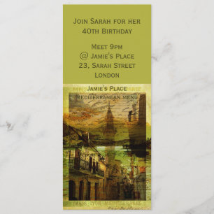 Mediterranean Mélange Invitation