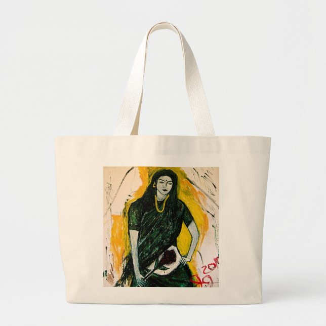 MEDITERRANEAN MISTRESS LARGE TOTE BAG (Front)