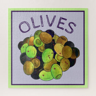 Mediterranean Mixed Olives Greek Food Kalamata Jigsaw Puzzle