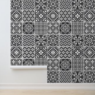 Mediterranean Monochrome Mosaic Tile