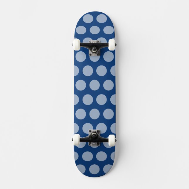 Mediterranean Moroccan Dots Skateboard Deck (Front)