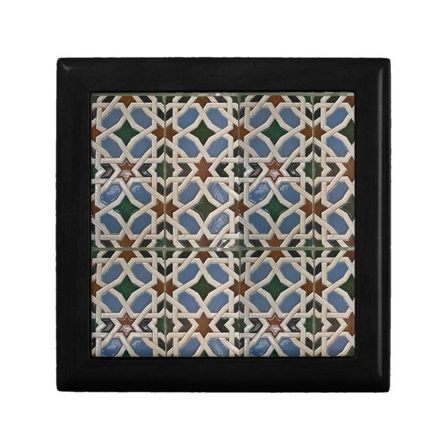 Mediterranean Mosaic Blue Green Gift Box (Front)