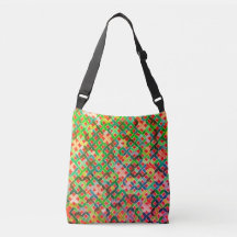 Mediterranean Mosaic Crossbody Bag