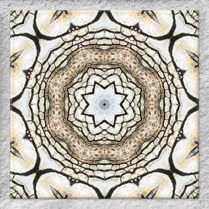 Mediterranean Mosaic Nature Inspired Ceramic Tile