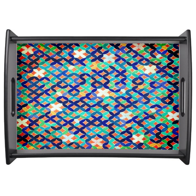 Mediterranean Mosaic Serving Tray (Front)