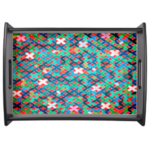 Mediterranean Mosaic Serving Tray
