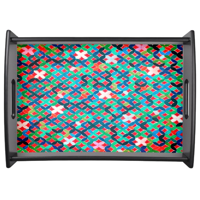 Mediterranean Mosaic Serving Tray (Front)