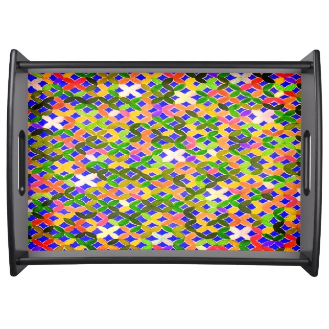Mediterranean Mosaic Serving Tray (Front)
