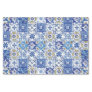 Mediterranean Mosaic Tiles Blue Decoupage Craft Tissue Paper